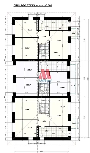 Таунхаус, 107 м²