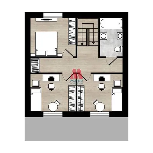 Коттедж, 130,6 м², 6 сот., 2 этажа