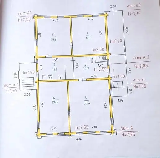 Дом, 113,6 м², 12 сот., 1 этаж