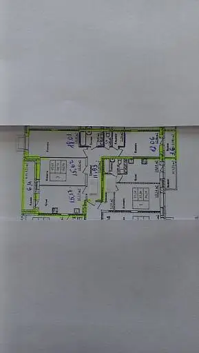 3-комн. квартира, 80 м², 1/10 этаж