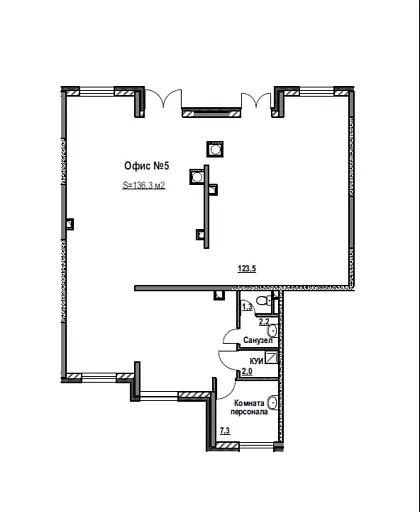 Свободного назначения, 140 м²