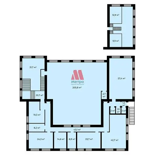 Свободного назначения, 1 013,8 м²