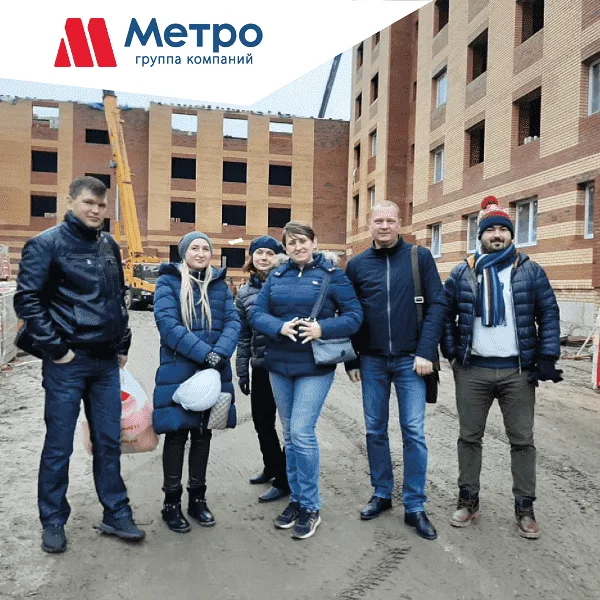 Выезд агентов «Метро» на презентацию новостройки